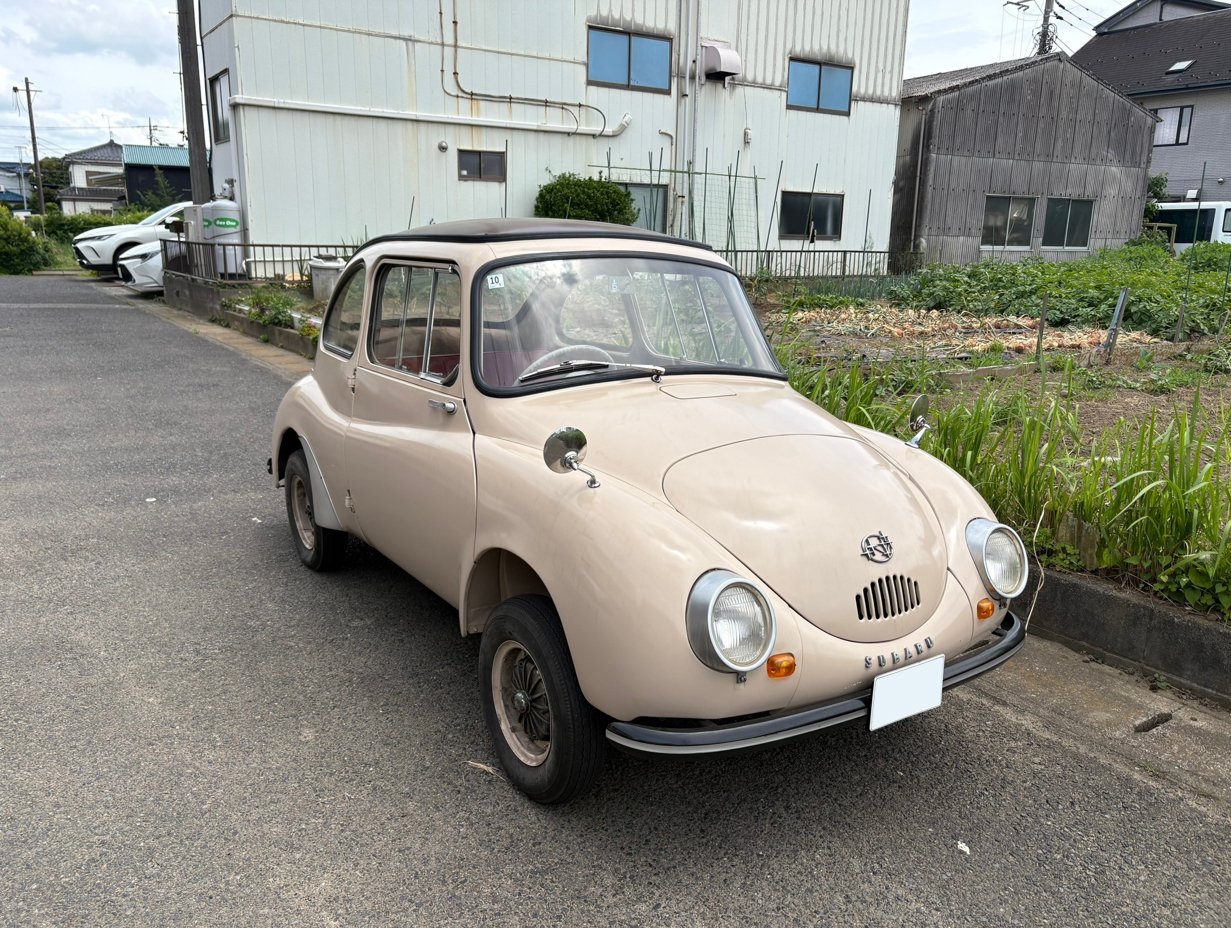 スバル360 フロントビュー（実車）